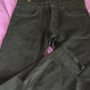 Lee Jet Black Denim Pants